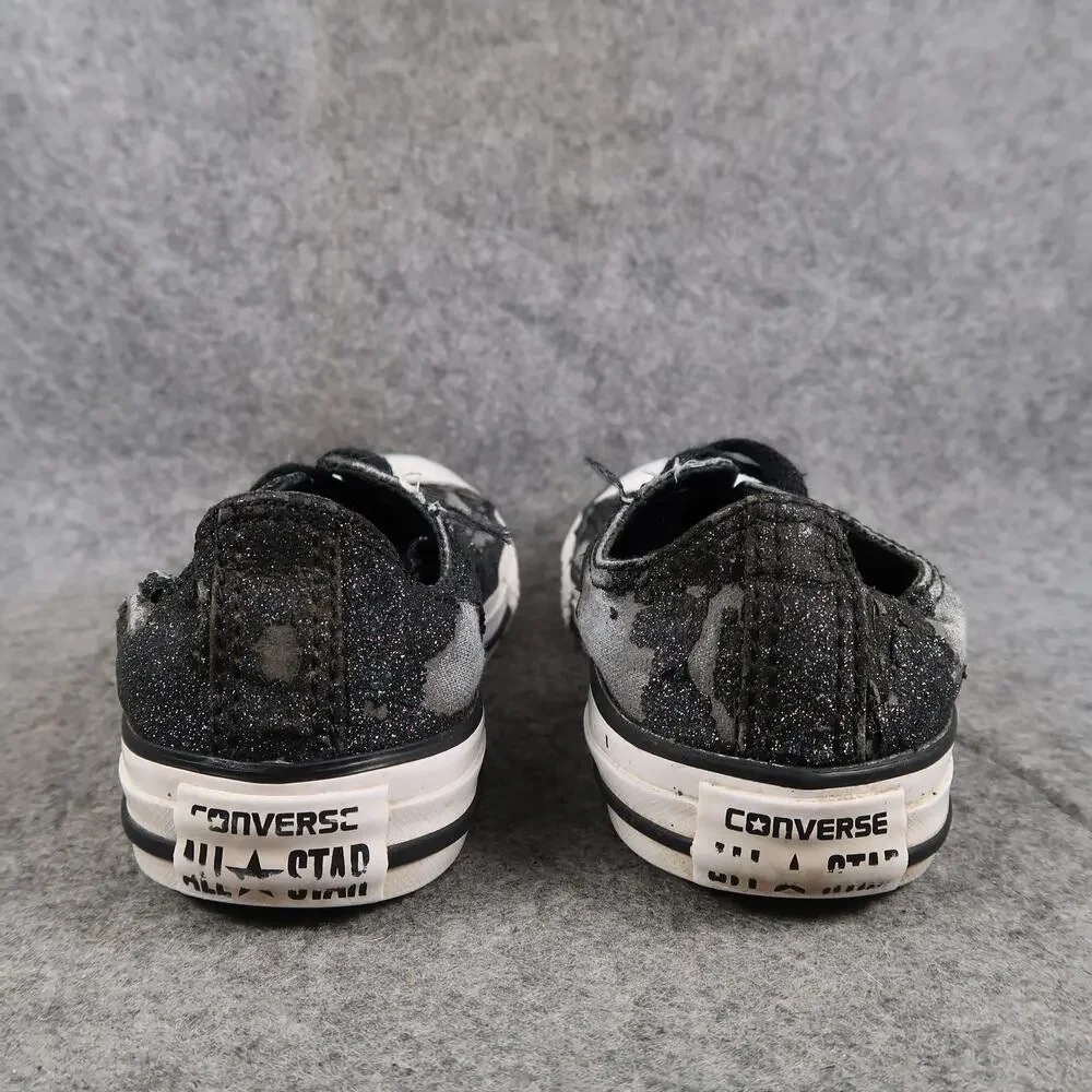Converse Shoes Kids 2 Sneakers All Star Lace Up Casual Glitter Trainers Active